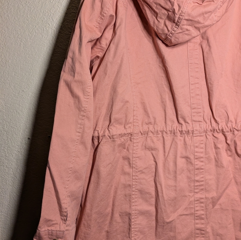 41 Hawthorn Women's Pink Hooded Jacketsizr 2x - Picture 6 of 8